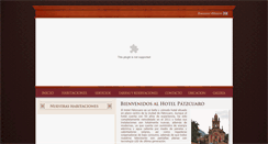 Desktop Screenshot of hotelpatzcuaro.com.mx